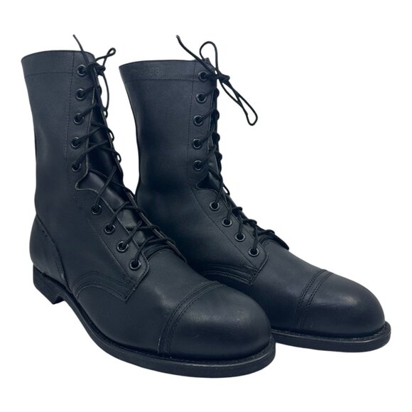 Bates Leather Lace-Up Combat Men\'s Boots Sz. 14R ANSI Z41.1-1991/75 Military NOS main image 14
